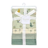 Set X 4 Sábanas Bebé Dinosaurios