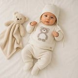 Conjunto Con Capota Kiut Bear Cream Martín Aranda