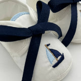 Zapatos Bebé Blue Sailboat