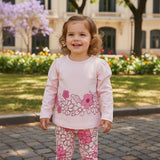 Conjunto Floral Rosé Boboli