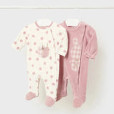 Set x2 Pijamas ECOFRIENDS Velvet Sugar Bunny Mayoral 2781°