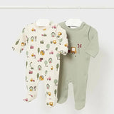 Set x2 Pijamas Granjeritos Musgo ECOFRIENDS Mayoral 2796°