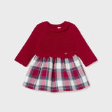 Vestido Tricot ECOFRIENDS Rojo Escocés Mayoral 2886°