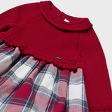 Vestido Tricot ECOFRIENDS Rojo Escocés Mayoral 2886°