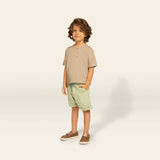 Camiseta 3 Botones Safari Caqui°