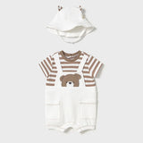 Conjunto 2 Piezas Pelele Con Gorro Teddy Bear Mayoral 1606