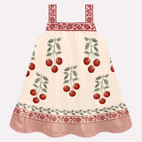 Vestido Menina Cerejas 1721