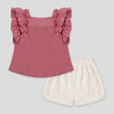 Conjunto 2 Piezas Boleros En Lino Uva