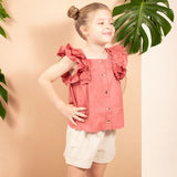 Conjunto 2 Piezas Boleros En Lino Uva