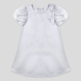 Vestido Fantasía Plata Con Moño