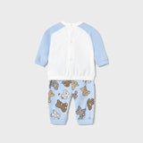 Conjunto Combinado 4 Piezas Puppet Baby Blue Mayoral 1612