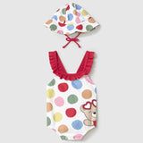 Vestido De Baño 2 Piezas Con Gorro Osita Mayoral 1764