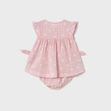 Vestido Con Cubre Pañal Rosa Baby Mayoral 1851