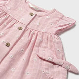 Vestido Con Cubre Pañal Rosa Baby Mayoral 1851