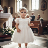 Vestido Marfil Con Lazo Bebé Mayoral 1902