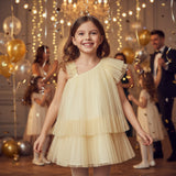 Vestido Plisado Gold Glow Mayoral 3912