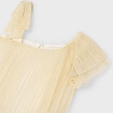 Vestido Plisado Gold Glow Mayoral 3912