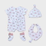 Set x 4 Piezas De Regalo Mini Pets Rosa Baby Mayoral 9910