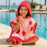 Toalla Playera Con Capucha Strawberry Rojo Mayoral 9113