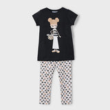 Conjunto 2 Piezas Leggings Black & white Mayoral 3713