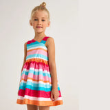 Vestido Asimétrico Fantasía Magenta Mayoral 3920