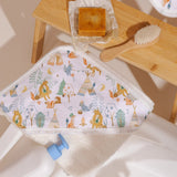 Toalla Capucha Estampada Bosque