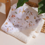 Toalla Capucha Estampada Selva