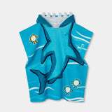 Toalla Playera Con Capucha Shark Attack Boboli