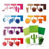 Flashcards Colores Montessori HEADU
