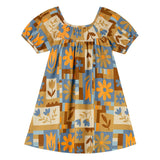 Vestido Menina Flores Mosaico 476