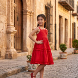 Vestido Encanto Rojo 6307