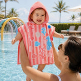 Toalla Playera Con Capucha Coral Terracota Mayoral 9114