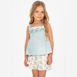 Conjunto 2 Piezas Mint Flowers