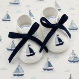Zapatos Bebé Blue Sailboat