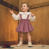 Conjunto Falda Con Tirantes Violeta Mayoral 2950