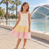 Vestido Tricolor Pastel 6275
