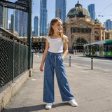 Jean Wide Leg Denim Blue 9386