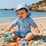 Conjunto De Baño Con Gorro Sea Life Protección Solar 40+ Azul Mayoral 1620