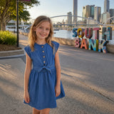 Vestido Fluido Denim Bow Mayoral 3931