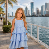 Vestido Little Princess Celeste 6224