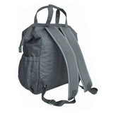 Pañalera Tipo Morral 9 Bolsillos Cobalto + Cambiador