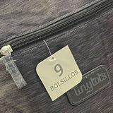 Pañalera Tipo Morral 9 Bolsillos Cobalto + Cambiador