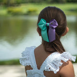 Hair Clip Dream Bow Morado/Aguamarina