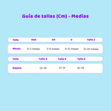 Leotardos Algodón Con Lazo Lateral Negro