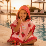 Toalla Playera Con Capucha Berry Rojo Mayoral 9113