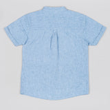Camisa En Lino Mao Azul Losan