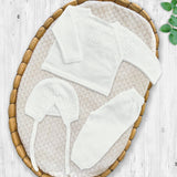 Conjunto Con Botones Y Capota  Blanco Martín Aranda