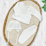 Conjunto Con Botones Y Capota  Blanco Martín Aranda