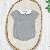 Pelele En Hilo Gris Martín Aranda