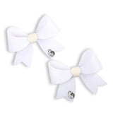 Hair Clip Candy Bow Blanco